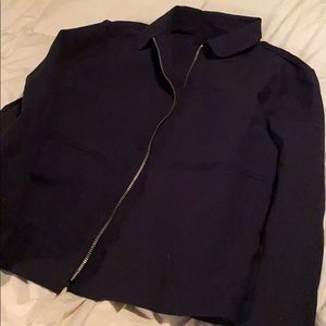 Dark Navy Blue (almost black) H&M zip-up Jacket